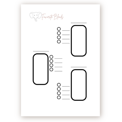 My Blend Journal – Voor blends & kleurcombinaties