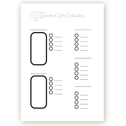 My Blend Journal – Voor blends & kleurcombinaties