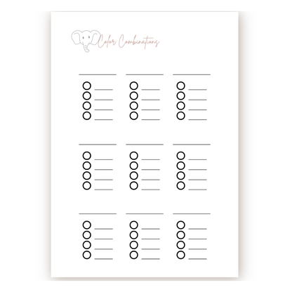 My Blend Journal – Voor blends & kleurcombinaties