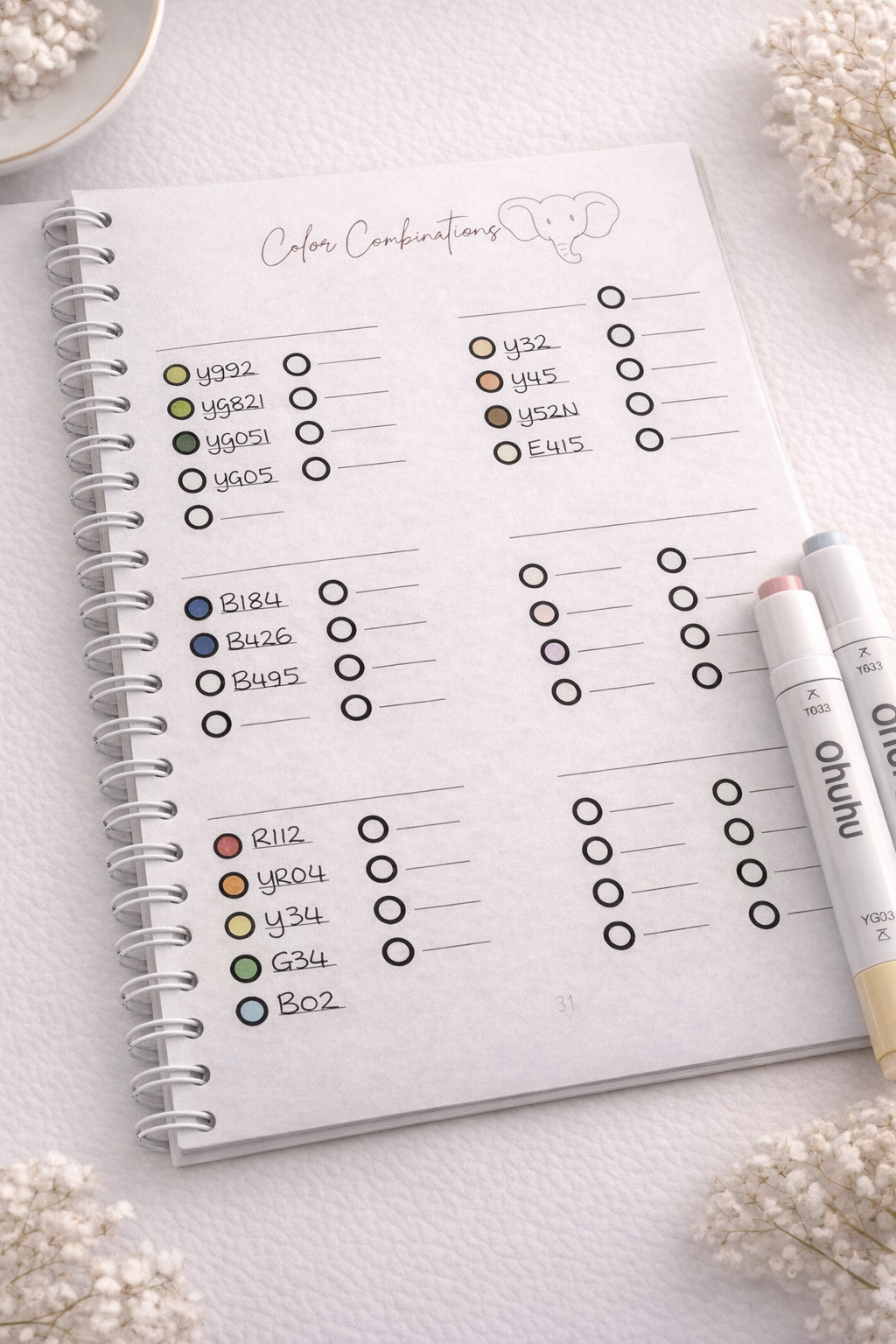 My Color Journal – Voor swatches, blends & kleurcombinaties